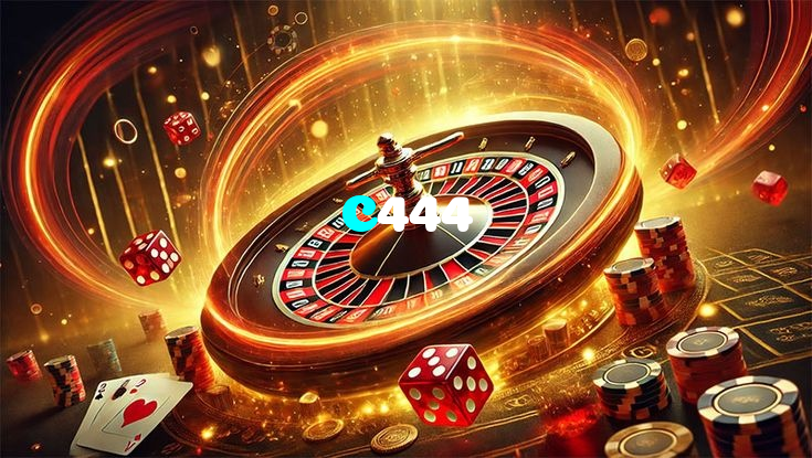 C444 casino presented on mobile device in Pakistan with slots and live games